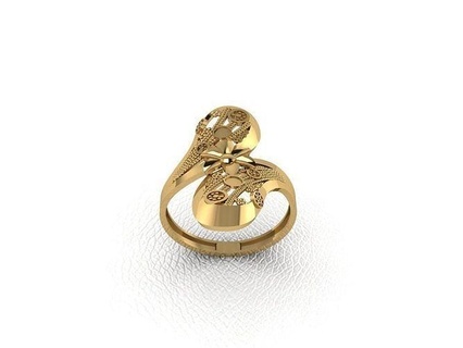 anillo 858 oro Moda belleza diamante Boda joya joyería colgante pendiente compromiso matrimonio platino imprimible plata celebracion anillos 3d print model - Mito3D