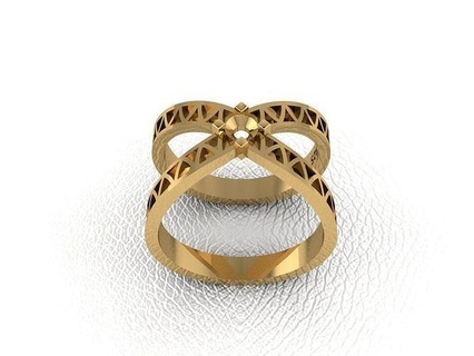 squillare 868 oro moda bellezza diamante nozze gioiello gioielleria pendente anello fidanzamento matrimonio platino stampabile Fidanzamento argento gemma celebrazione anelli 3d print model - Mito3D