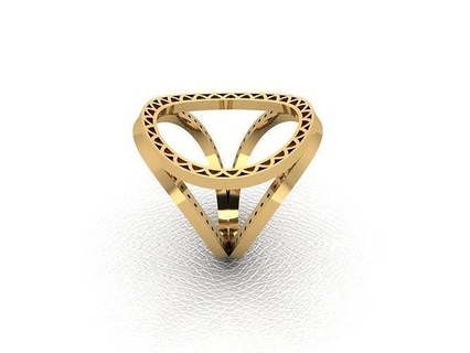 squillare 870 oro moda bellezza diamante nozze gioiello gioielleria pendente anello fidanzamento matrimonio platino stampabile Fidanzamento argento gemma celebrazione anelli 3d print model - Mito3D