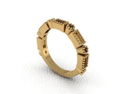 Ring 884 Gold Mode Schönheit Diamant Hochzeit Juwel Schmuck Anhänger Verlobungsring Ehe Platin druckbar Engagement Silber Feier Ringe 3d print model - Mito3D