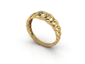 ring 89 gold fashion beauty diamond wedding jewel jewellery jewelry engagem rings 3d print model - Mito3D