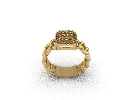 Ring 894 Gold Mode Schönheit Diamant Hochzeit Juwel Schmuck Anhänger Verlobungsring Ehe Platin druckbar Engagement Silber Feier Ringe 3d print model - Mito3D