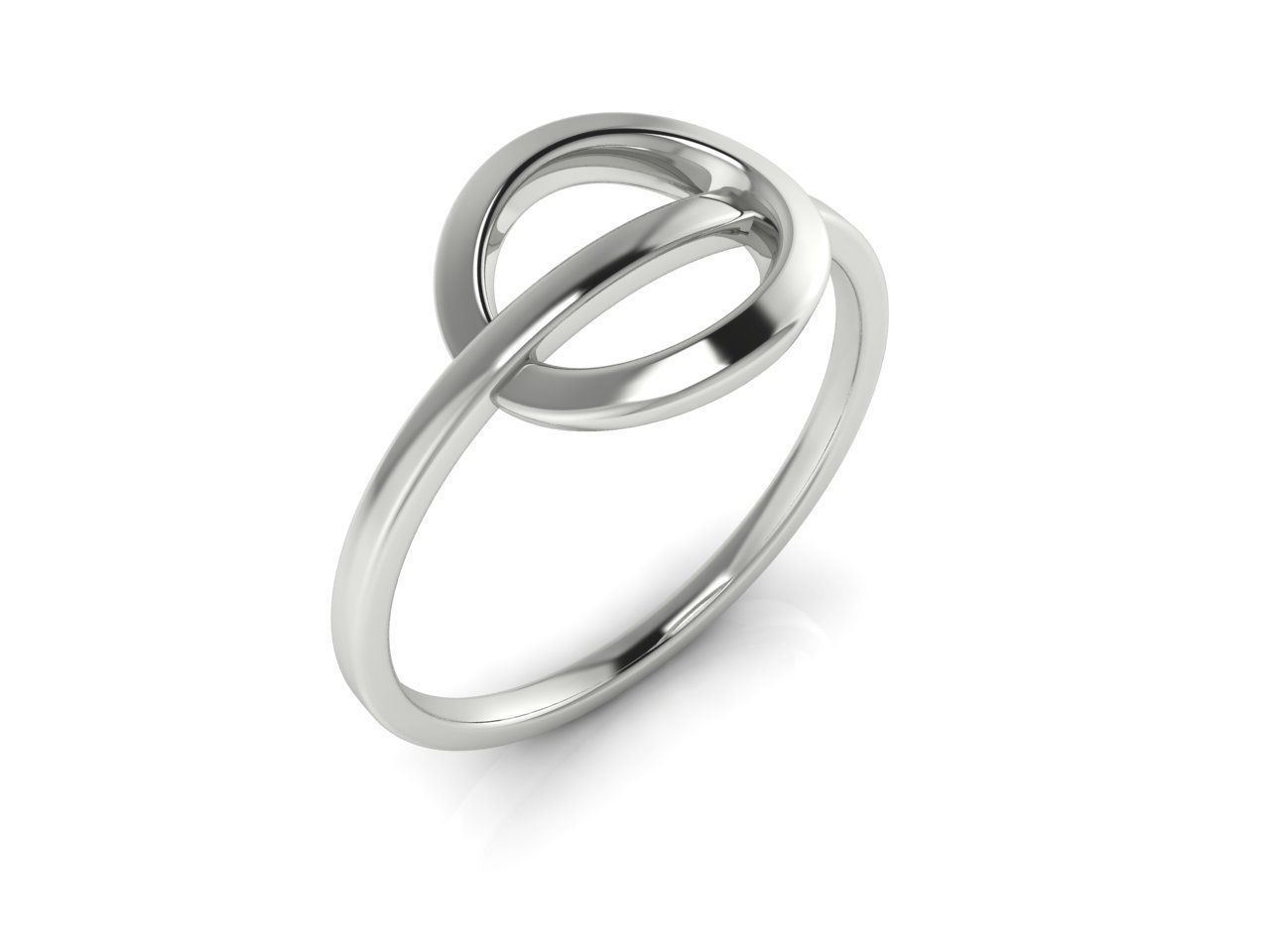 anillo 90 minimalismo oro plata joyería joya imprimible compromiso moda boda lujo fácil ligero marca anillos circulo 3D print model - Mito3D