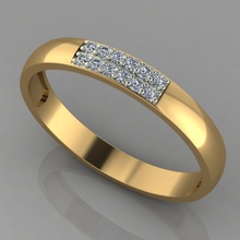 ring 91 Schmuck gold Silber gem genial bedruckbar ist Ringe 3d print model - Mito3D