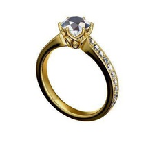 ring 91 Schmuck gold Ehe gem Juwel genial Diamant-ring engagement scheint Luxus bedruckbar ist kostbar feier Geburtstag Jubiläum Ringe 3d print model - Mito3D