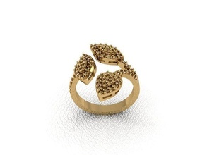 ring 92 gold mode schönheit diamant hochzeit juwel schmuck anhänger verlobungsring ehe platin druckbar engagement silber feier ringe 3d print model - Mito3D
