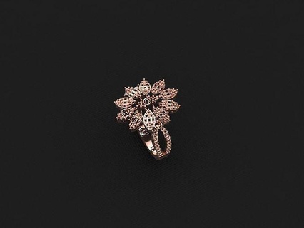 anillo 96 oro Moda belleza diamante Boda joya joyería colgante pendiente compromiso matrimonio platino imprimible plata celebracion moda anillos 3d print model - Mito3D
