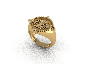 ring 96 gold fashion beauty diamond wedding jewel jewellery jewelry engagem rings 3d print model - Mito3D