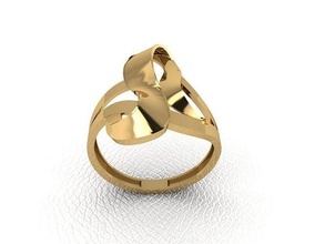 anel 96 ouro moda beleza diamante casamento jóia jóias joalheria pingente noivado platina imprimível prata gema celebração argolas 3d print model - Mito3D