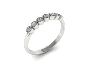 squillare 99 minimalismo minimalizm oro argento gioielleria gioiello stampabile fidanzamento moda nozze lusso facile luce marca anelli 3d print model - Mito3D
