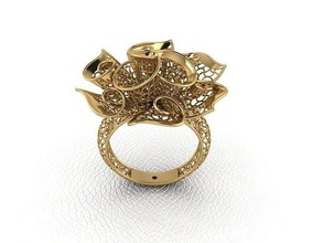 anel 99 ouro moda beleza diamante Casamento jóia jóias joalheria pingente noivado casamento platina imprimível prata gema celebração 3d print model - Mito3D