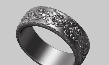 anillo a16 3d impresión modelo serpiente joyería joya Moda oro diseño Boda Arte plata imprimible blanco platino brillante único anillos belleza piel ouroboros 3d print model - Mito3D