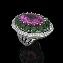 anillo de andrómeda clásico la joyería joya los anillos diseño 3d stl las joyas 3d print model - Mito3D