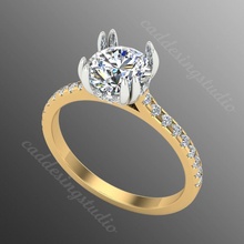 Ring ar2 Schmuck wertvoll Gold Juwel Silber druckbar brillant Diamant Hochzeit Mode Finger Sterling Saphir Ringe Rubin Platin 3d print model - Mito3D