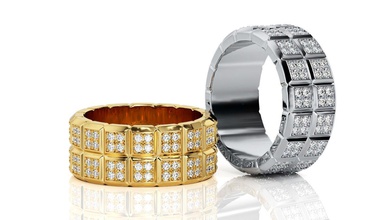 yüzük grup r 0029 parlak kolye amerika birleşik devletleri kanada avrupa nişan düğün 14k tasarım moda gümüş altın mücevher takı eğriler küpe yazdırılabilir yüzükler 3d print model - Mito3D