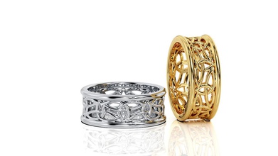 ring band r ba 0088 Schmuck genial Anhänger usa Kanada Europa engagement Hochzeit 14k design Mode Silber gold Juwel Kurven Ohrring bedruckbar ist Ringe 3d print model - Mito3D