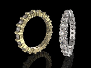 anillo banda boda joyería joya anillos oro moda 3drhinoceros 3dprint 3dmodel 3d print model - Mito3D