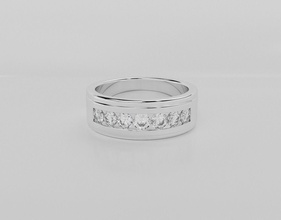 squillare gruppo musicale diamante d'oro argento gioielleria braccialetti 3d print model - Mito3D