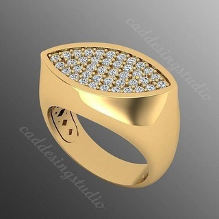 Ring bi72 Schmuck wertvoll Gold Juwel Silber druckbar brillant Diamant Hochzeit Mode Finger Sterling Saphir Ringe Rubin 3d print model - Mito3D