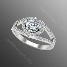 ring bi76 schmuck wertvoll gold juwel silber druckbar brillant diamant hochzeit mode finger sterling saphir ringe rubin 3d print model - Mito3D