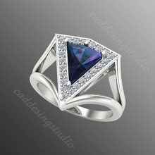Ring bi77 Schmuck wertvoll Gold Juwel Silber druckbar brillant Diamant Hochzeit Mode Finger Sterling Saphir Ringe Rubin 3d print model - Mito3D