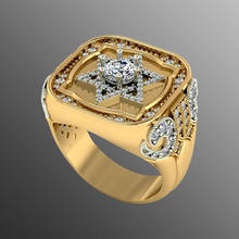 anneau bi 40 bijoux or shining précieux gem le platine d'argent joyau de mode bague en diamant doigt imprimable la livre sterling brillant saphir ruby les anneaux 3d print model - Mito3D