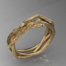 anillo de la rama joyería el diamante imprimible pansy los anillos cad boda las gemas femenino mujeres brillante exclusivo moda oro rhiho cnc 3d print model - Mito3D