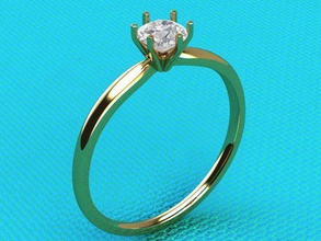 ring brilliant jewelry platinum luxury gold diamond silver shining fashion beauty bright wedding rings 3d print model - Mito3D