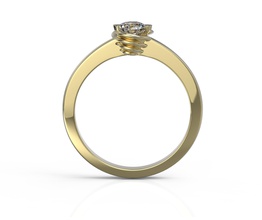 150612 r luz lâmpada joalheria clássico cafajeste imprimível prototipagem ouro diamante neoclássico moda chique buld incomum anel noivado gema brilhando argolas 3d print model - Mito3D