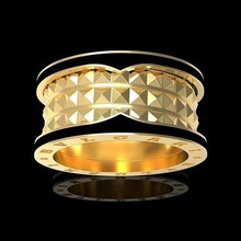 ring bvlgari zero1 rock gold jewelry printable platinum silver luxury cnc wedding design modeling precious art template diamond rings 3d print model - Mito3D