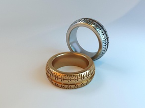ring car wheel gold tread printable silver tire rim jewelry wedding engagement platinum luxury art rings 3d print model - Mito3D