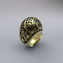 ring carreraycarrera jewelry gold printable platinum carrera rings 3d print model - Mito3D