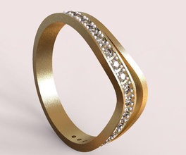 bague celtique ornement 3d modèle d'impression pour imprimer le bijoux stl 3dm de l'impression or d'argent desing mariage l'anneau ornements les anneaux joyau gem pierres précieuses anneau 3d print model - Mito3D