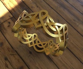 yüzük Kelt süsler 3d Yazdır model tasarım takı süs ajur gümüş altın düğün viking sembolik sembol yazdırılabilir mücevher daire stl yüzükler dindar nesne 3d print model - Mito3D