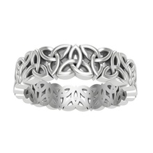 anel celta ornamentos jóias stl 3dm cnc imprimir impressão ouro de prata desing casamento o celtic anéis 3d print model - Mito3D