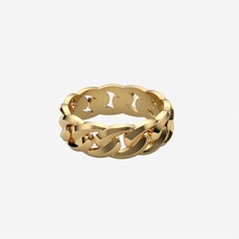 ring kette kubanisch 3dm stl juwel schmuck druckbar mode gold engagement schmuckkapital frauenring silber hochzeit ringe frauen 3d print model - Mito3D