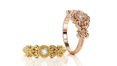 anello classico r c 0001 0001v2 gioielli oro brillante ciondolo usa il canada europa di fidanzamento matrimonio 14k design moda argento gioiello curve orecchino stampabile anelli 3d print model - Mito3D