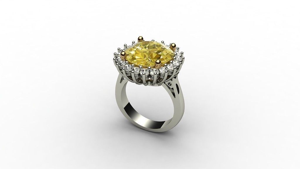 ring ct Hochzeit Schmuck diamond Edelstein emerald amethyst ruby Saphir Granat der Topas Achat Aquamarin Mode-Herausforderung Ringe 3D print model - Mito3D