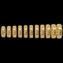 ring kubanisch verknüpfung 11 größen 16 21 mm schmuck wertvoll gold druckbar silber weiß luxus kette cnc juwel platin ringe 3d modellieren design diamant 3d print model - Mito3D