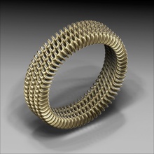 squillare design gioielleria pendente gemma diamante stampabile lusso oro argento collana moda uomini donne bague anillo bijoux anelli 3d print model - Mito3D