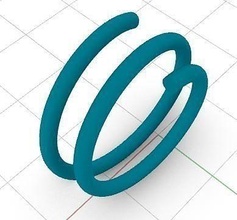squillare design moda astratto gioielleria anelli 3d print model - Mito3D