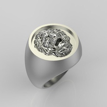 ring-design, Löwe Schmuck design diamond ring engagement gem gold Juwel Luxus Platin kostbar bedruckbar ist scheint Silber sterling verschiedene Stil lion Ringe 3d print model - Mito3D