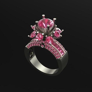 ring diamond 09 jewelry platinum precious gem luxury shining engagement wedding rings 3d print model - Mito3D