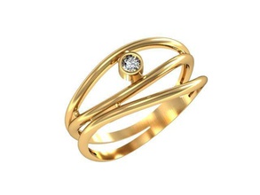 anel de diamante galho jóias 3djewelry brilhantes o cad engajamento a moda gem ouro platina jewelryprint jewelrywax precioso casamento dedo fresamento carcaça comprar luxary anéis 3d print model - Mito3D