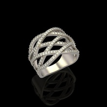 frauen ring diamanten 3dm stl jahrgang brillant design diamant engagement juwel gold schmuck druckbar silber stein hochzeit ringe 3d print model - Mito3D