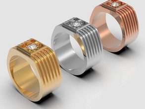 anillo diamantes oro joyería joya plata Moda hombre wonam diseño Boda compromiso platino diamante brillante belleza zafiro 3d print model - Mito3D