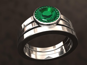anel de diamantes jóias reflexão casamento vidros luz diamante prata brilho a refração jóia iluminador anéis 3d print model - Mito3D
