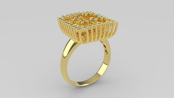 ring diamonds jewelry gold silver diamond jewel jewellery wedding gem engagement fashion brilliant beauty brillant rings 3d print model - Mito3D