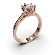 ring diamonds 6mm jewelry gold silver printable jewel fashion luxury steel chrome gem jewellery diamond kast carat beauty rings wedding 3d print model - Mito3D