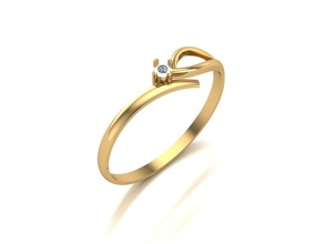 anillo diamantes und2228 joya oro plata imprimible moda libra esterlina blanco brillante joyería diamante zafiro pulsera vendimia vestir boda compromiso anillos 3d print model - Mito3D